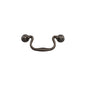 Classic Swan Drawer Drop Pull by M Marcus - Heritage Brass