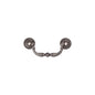 Ornate Swan Drawer Drop Pull by M Marcus - Heritage Brass