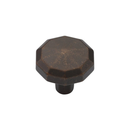 Octagonal Cabinet Knob by M Marcus - Heritage Brass
