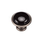 Black Domed Cabinet Knob by M Marcus - Heritage Brass