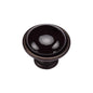 Black Domed Cabinet Knob by M Marcus - Heritage Brass