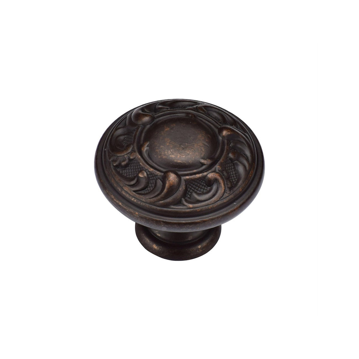 Vintage Round Knob by M Marcus - Heritage Brass