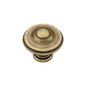 Round Domed Cabinet Knob by M Marcus - Heritage Brass