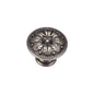 Floral Round Knob by M Marcus - Heritage Brass
