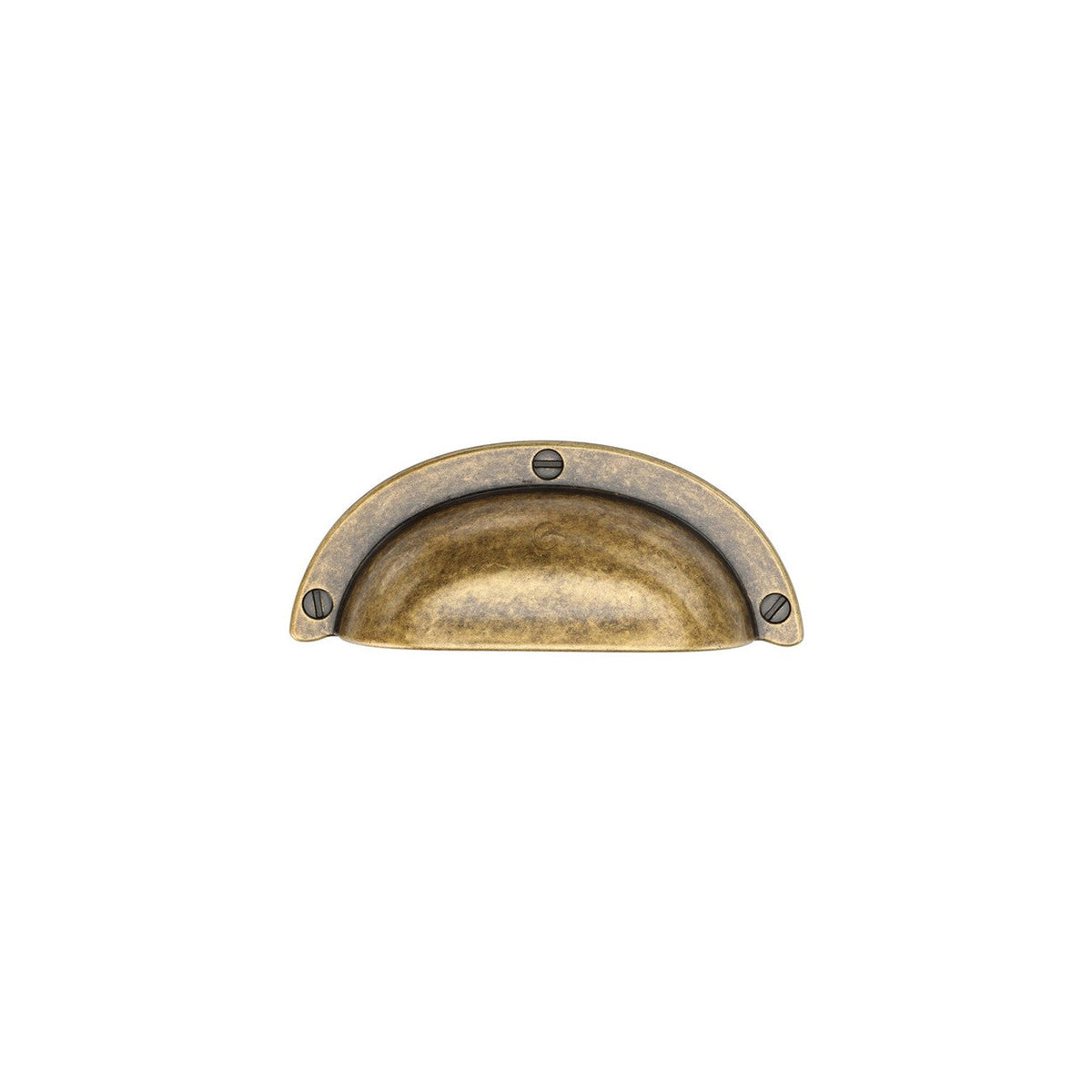 Drawer Cup Pull by M Marcus - Heritage Brass