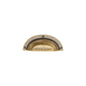 Drawer Cup Pull by M Marcus - Heritage Brass