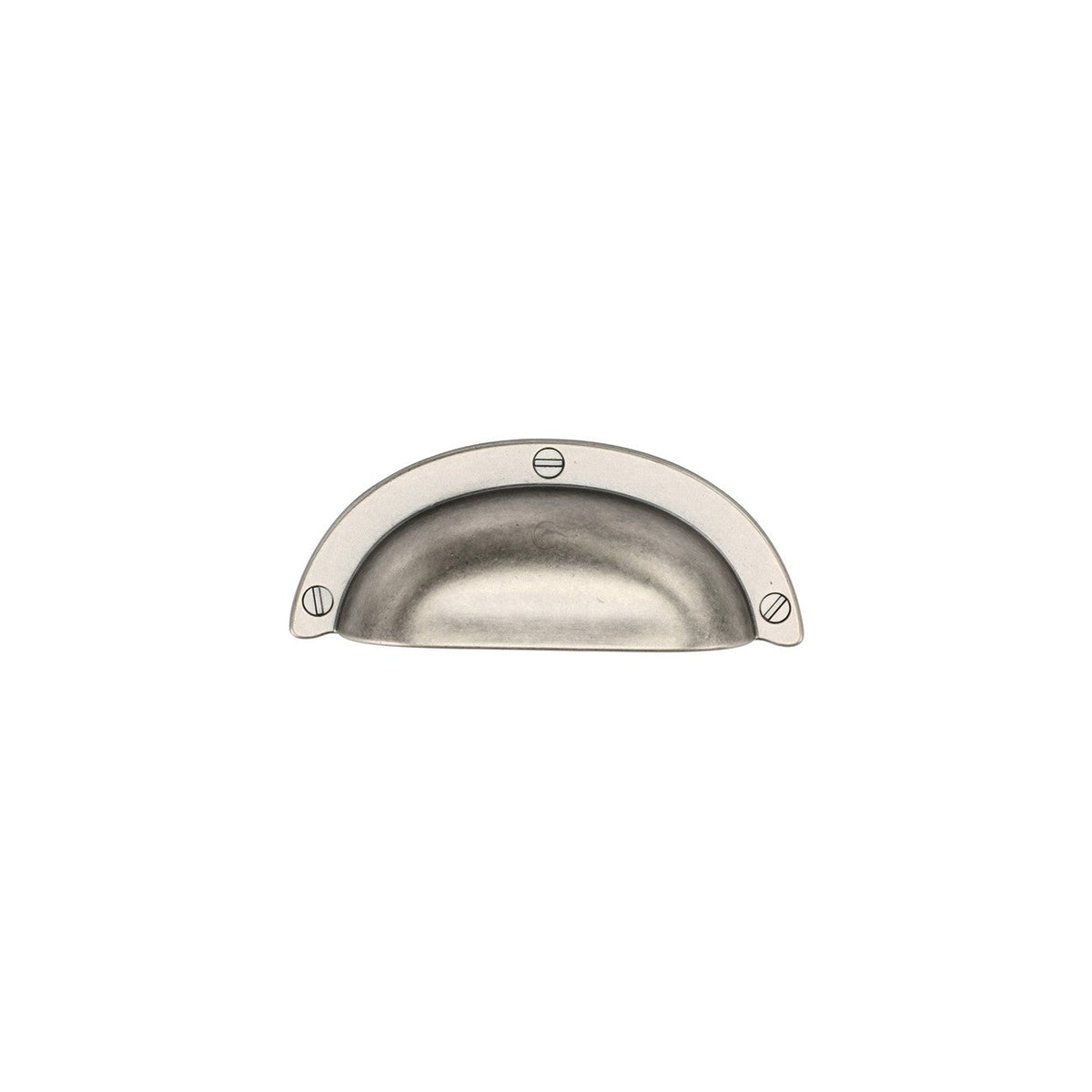 Drawer Cup Pull by M Marcus - Heritage Brass