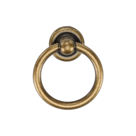 Classic Round Ring Pull by M Marcus - Heritage Brass