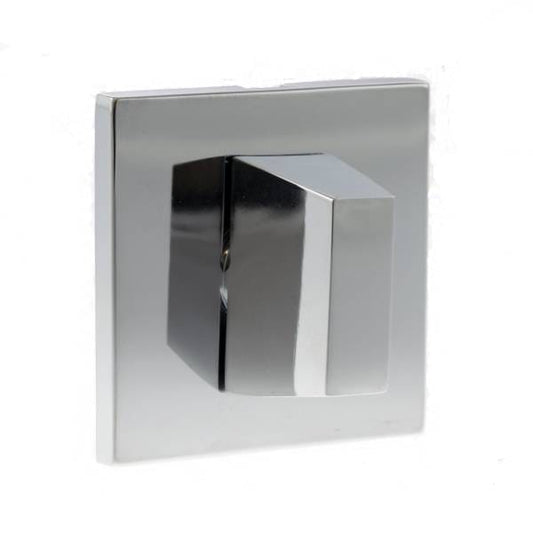 Tupai Rapido 5S Line WC Turn and Release *for use with ADBCE* on 5mm Slimline Square Rose - Bright Polished Chrome - *for use with ADBCE*