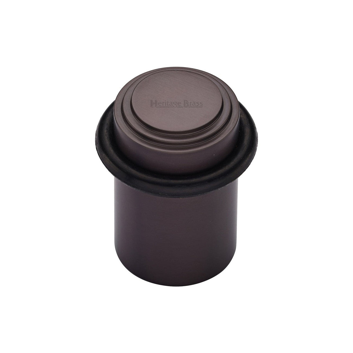 Heritage Brass Round Door Stop Stepped by M Marcus - Heritage Brass
