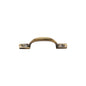Russell Cabinet Pull Handle - Antique Brass - 102 mm
