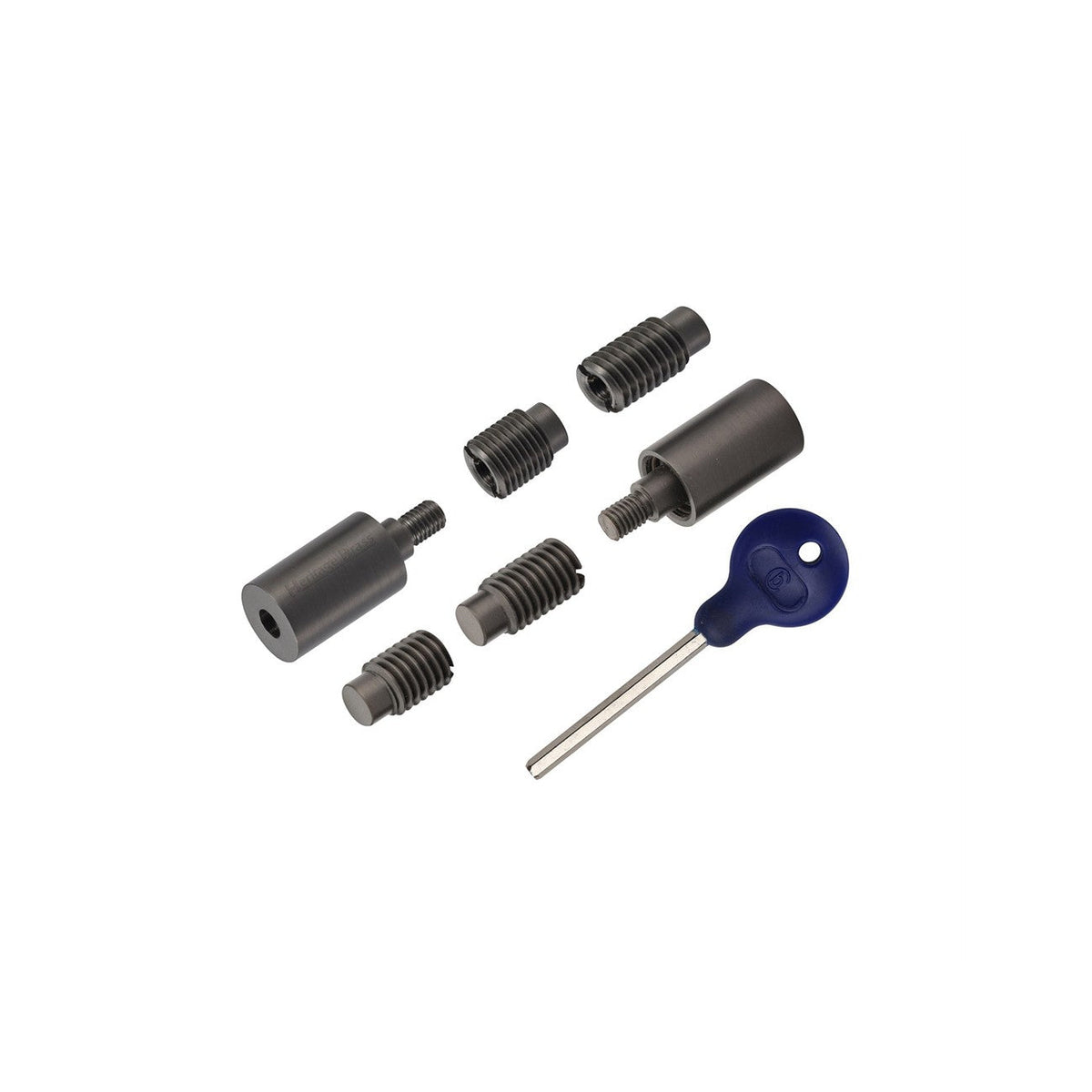 Sash Window Stop (pair) with key by M Marcus - Heritage Brass