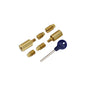 Sash Window Stop (pair) with key by M Marcus - Heritage Brass