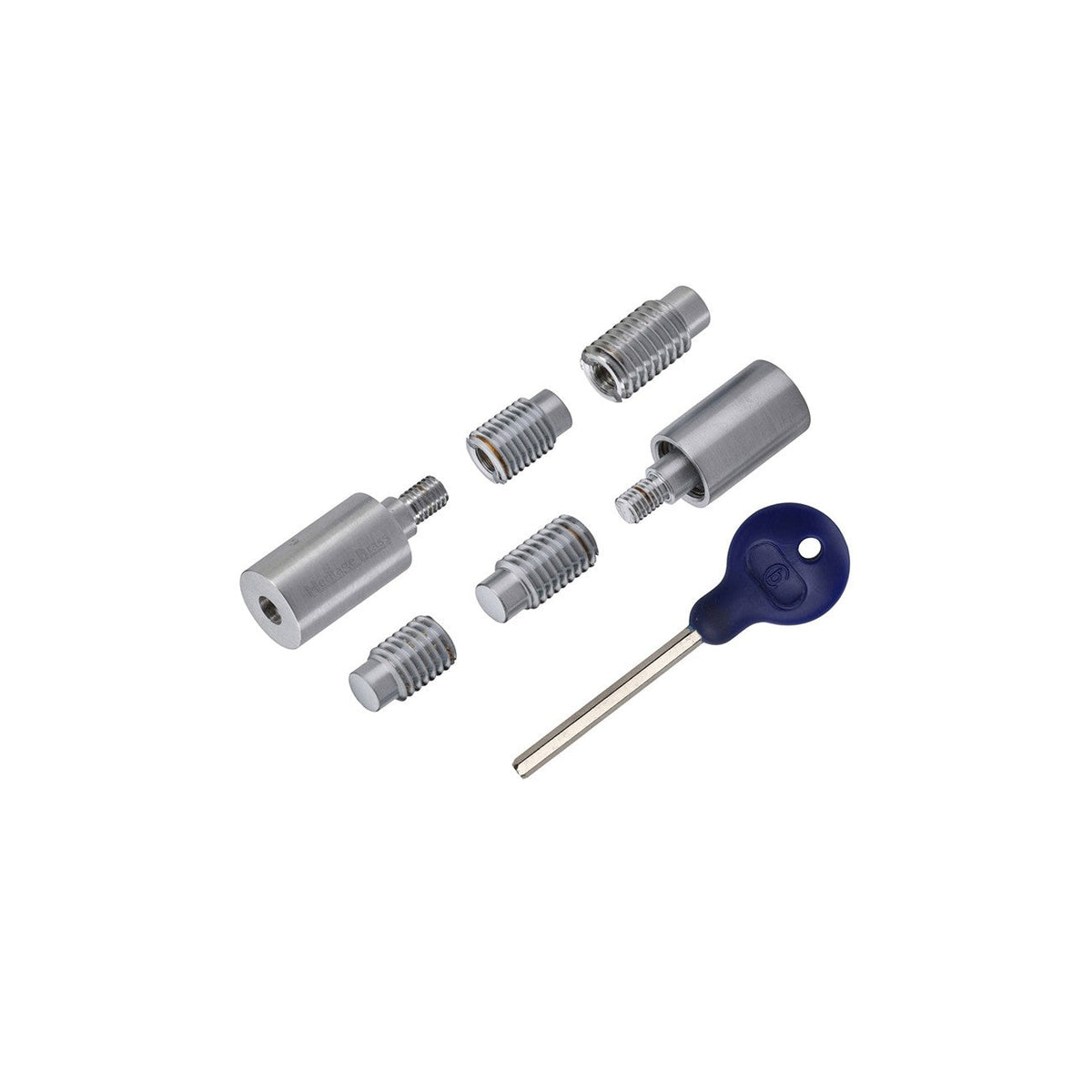Sash Window Stop (pair) with key by M Marcus - Heritage Brass