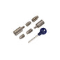 Sash Window Stop (pair) with key by M Marcus - Heritage Brass