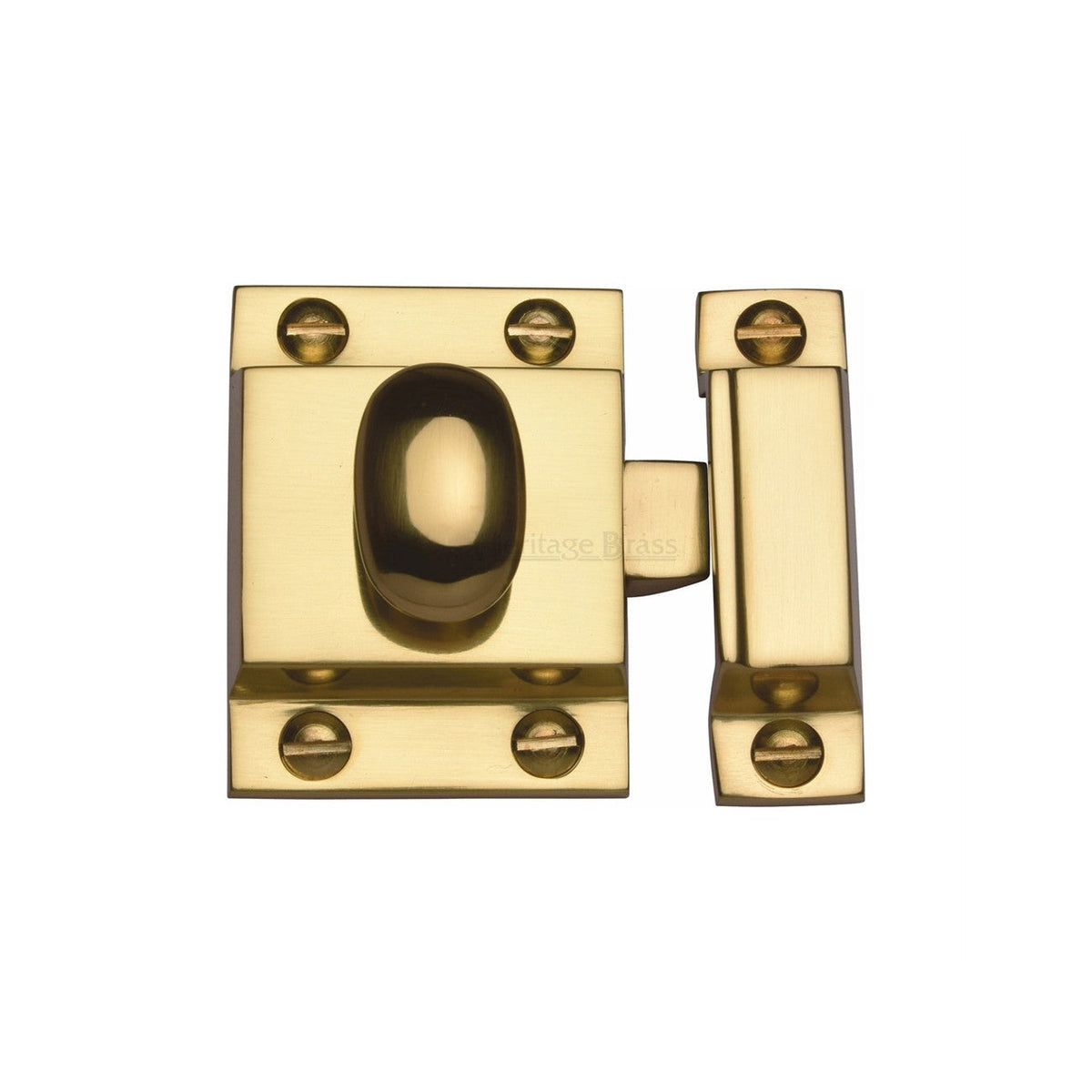 Oval Turn Cupboard Latch by M Marcus - Heritage Brass