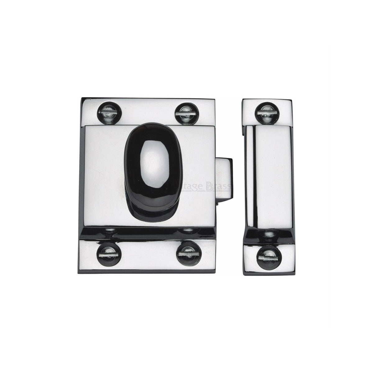 Oval Turn Cupboard Latch by M Marcus - Heritage Brass
