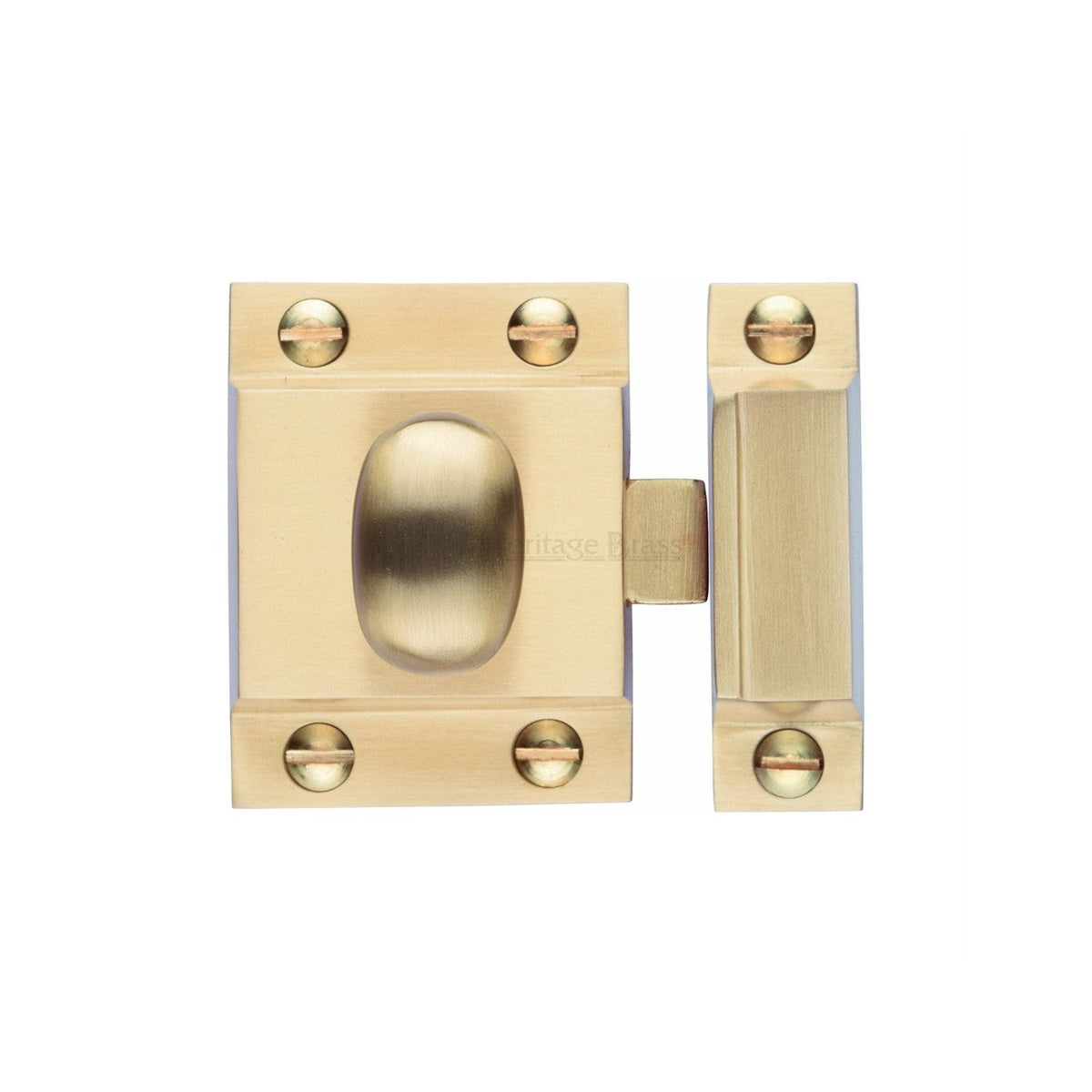 Oval Turn Cupboard Latch by M Marcus - Heritage Brass