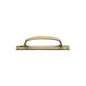 Door Pull Handle on Plate Offset by M Marcus - Heritage Brass