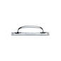 Door Pull Handle on Plate Offset by M Marcus - Heritage Brass