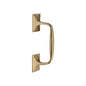 Door Pull Handle Offset by M Marcus - Heritage Brass
