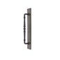 Avon Door Pull Handle on Plate by M Marcus - Heritage Brass