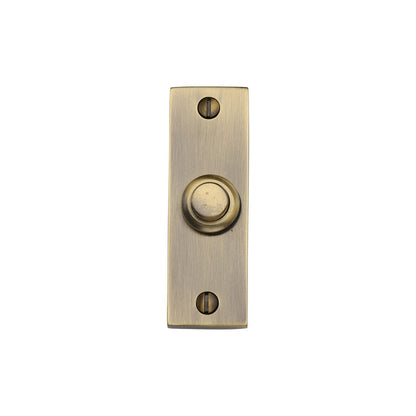 Rectangular Bell Push by M Marcus - Heritage Brass