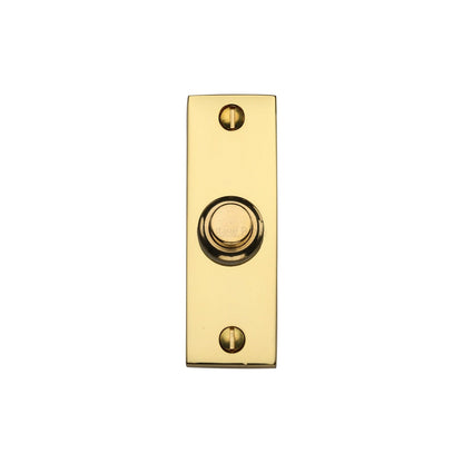 Rectangular Bell Push by M Marcus - Heritage Brass