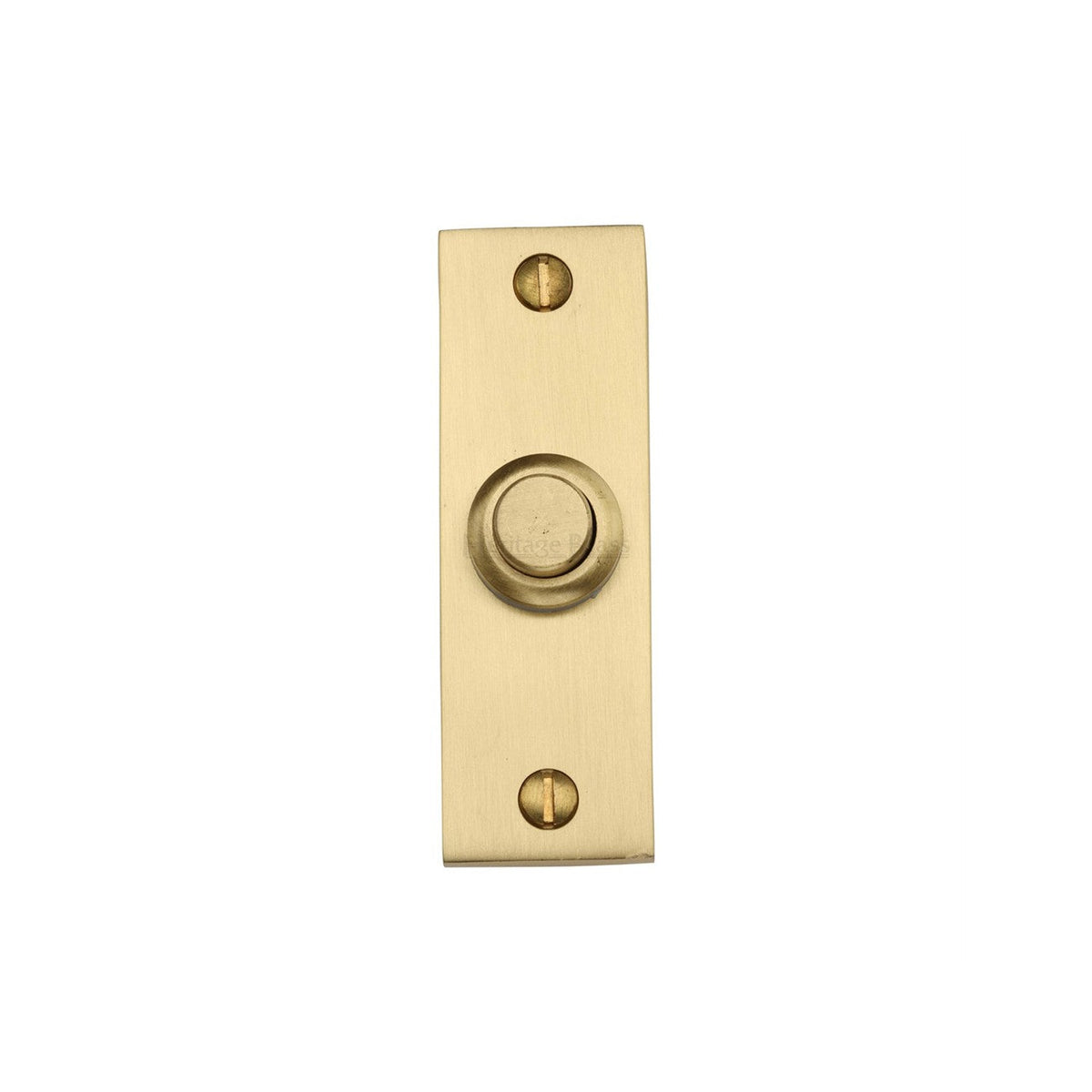 Rectangular Bell Push by M Marcus - Heritage Brass