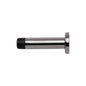 Cylindrical Wall Mounted Door Stop with Rose by M Marcus - Heritage Brass