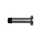 Cylindrical Wall Mounted Door Stop with Rose by M Marcus - Heritage Brass