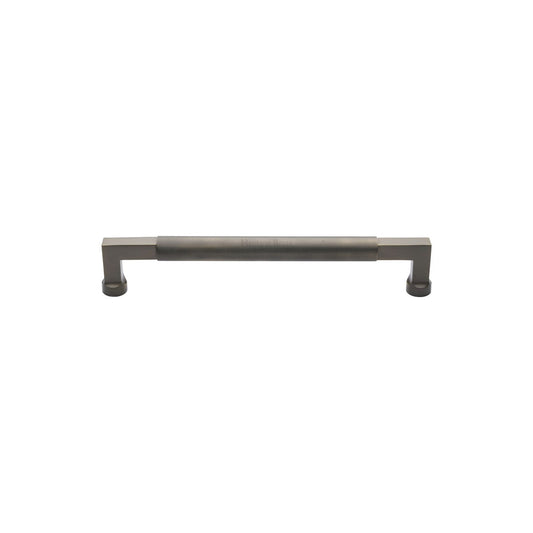 Bauhaus Knurled Door Pull Handle by M Marcus - Heritage Brass