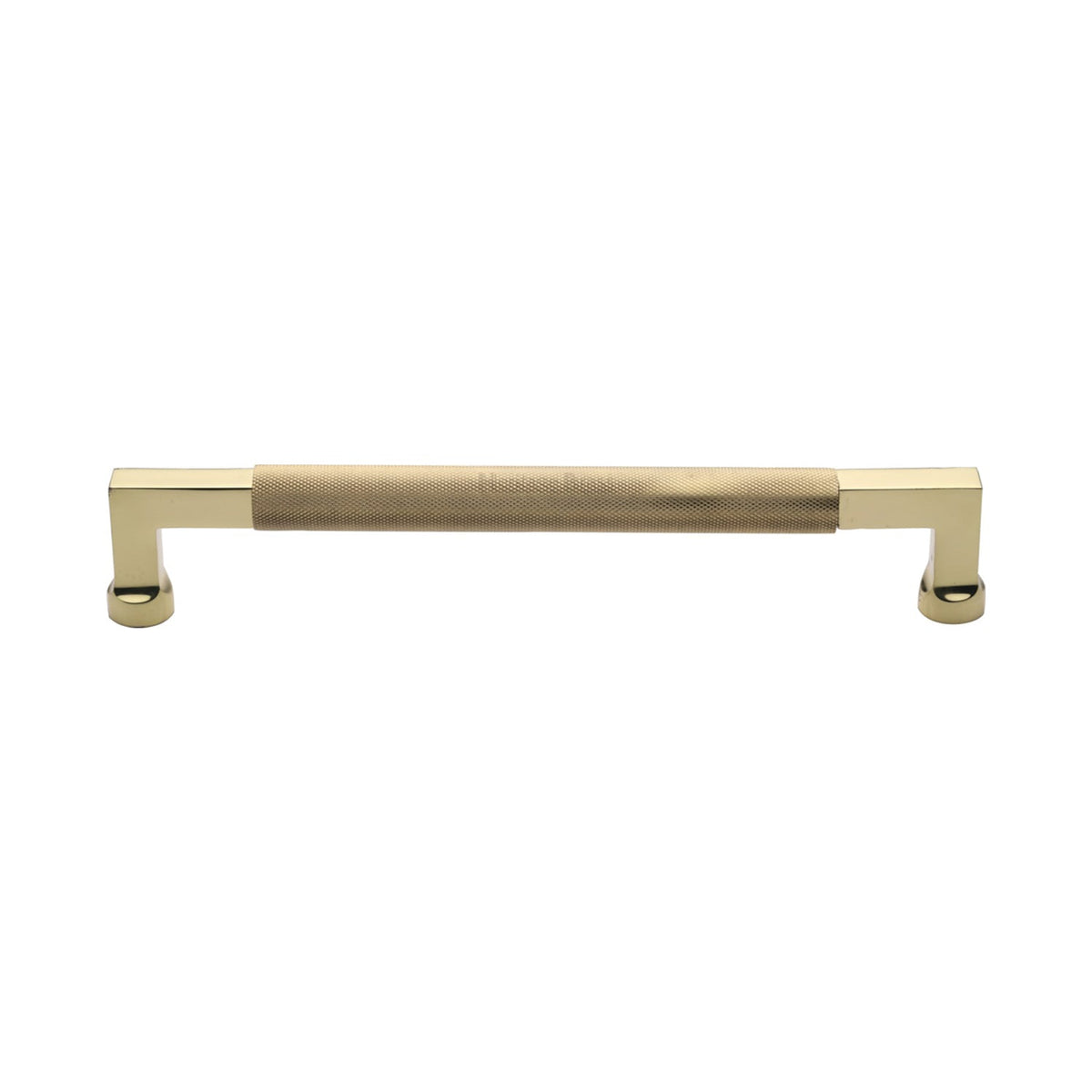 Bauhaus Knurled Door Pull Handle by M Marcus - Heritage Brass