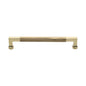 Bauhaus Knurled Door Pull Handle by M Marcus - Heritage Brass