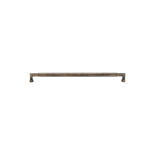 Heritage Brass Door Pull Handle Hammered Bauhaus Design by M Marcus - Heritage Brass