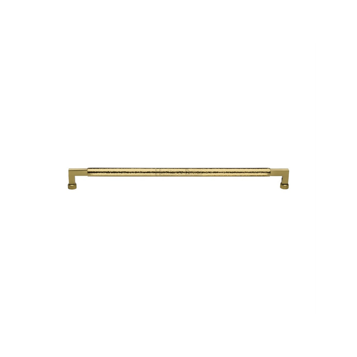 Heritage Brass Door Pull Handle Hammered Bauhaus Design by M Marcus - Heritage Brass