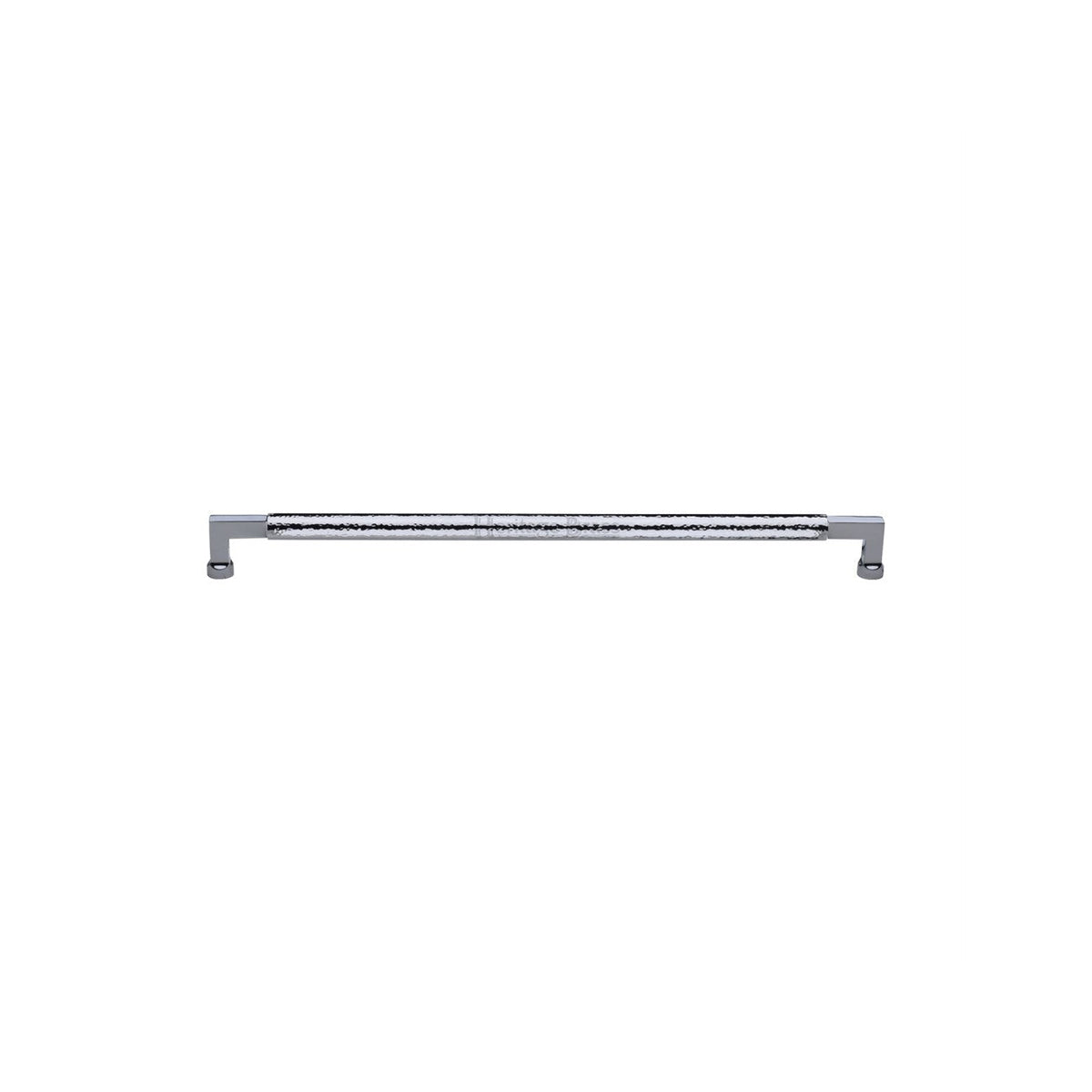 Heritage Brass Door Pull Handle Hammered Bauhaus Design by M Marcus - Heritage Brass
