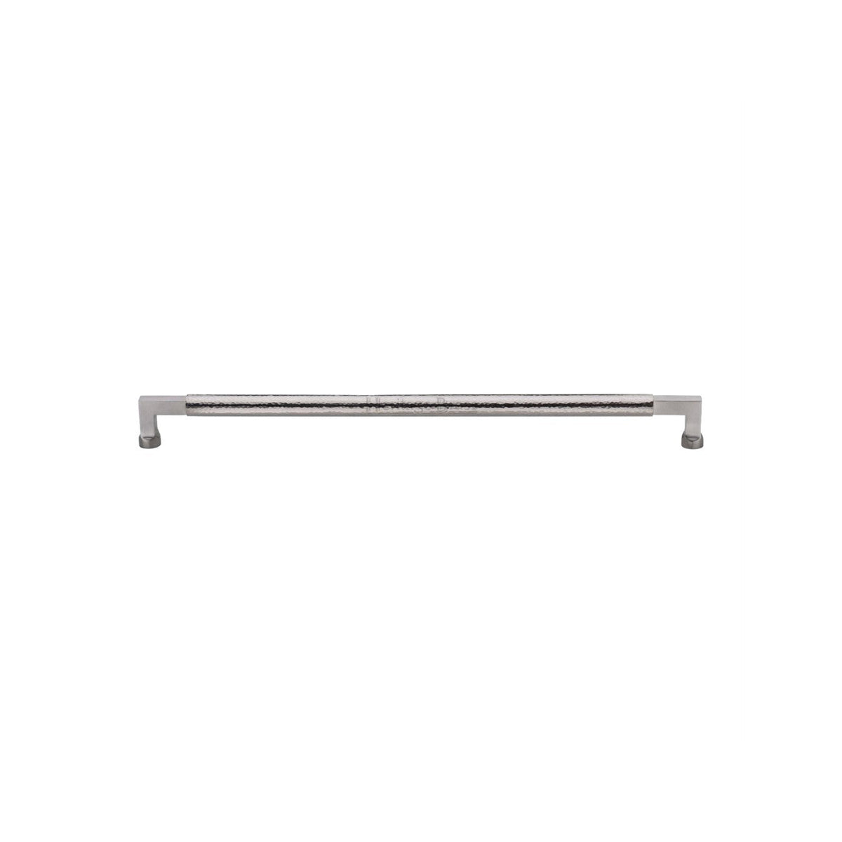 Heritage Brass Door Pull Handle Hammered Bauhaus Design by M Marcus - Heritage Brass