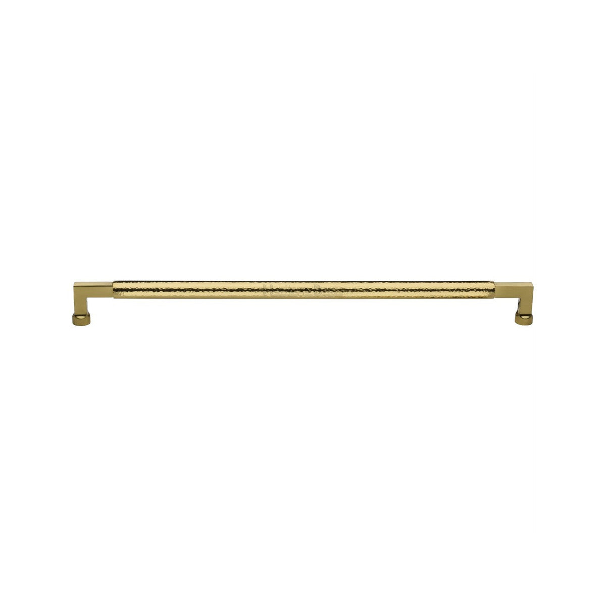 Heritage Brass Door Pull Handle Hammered Bauhaus Design by M Marcus - Heritage Brass