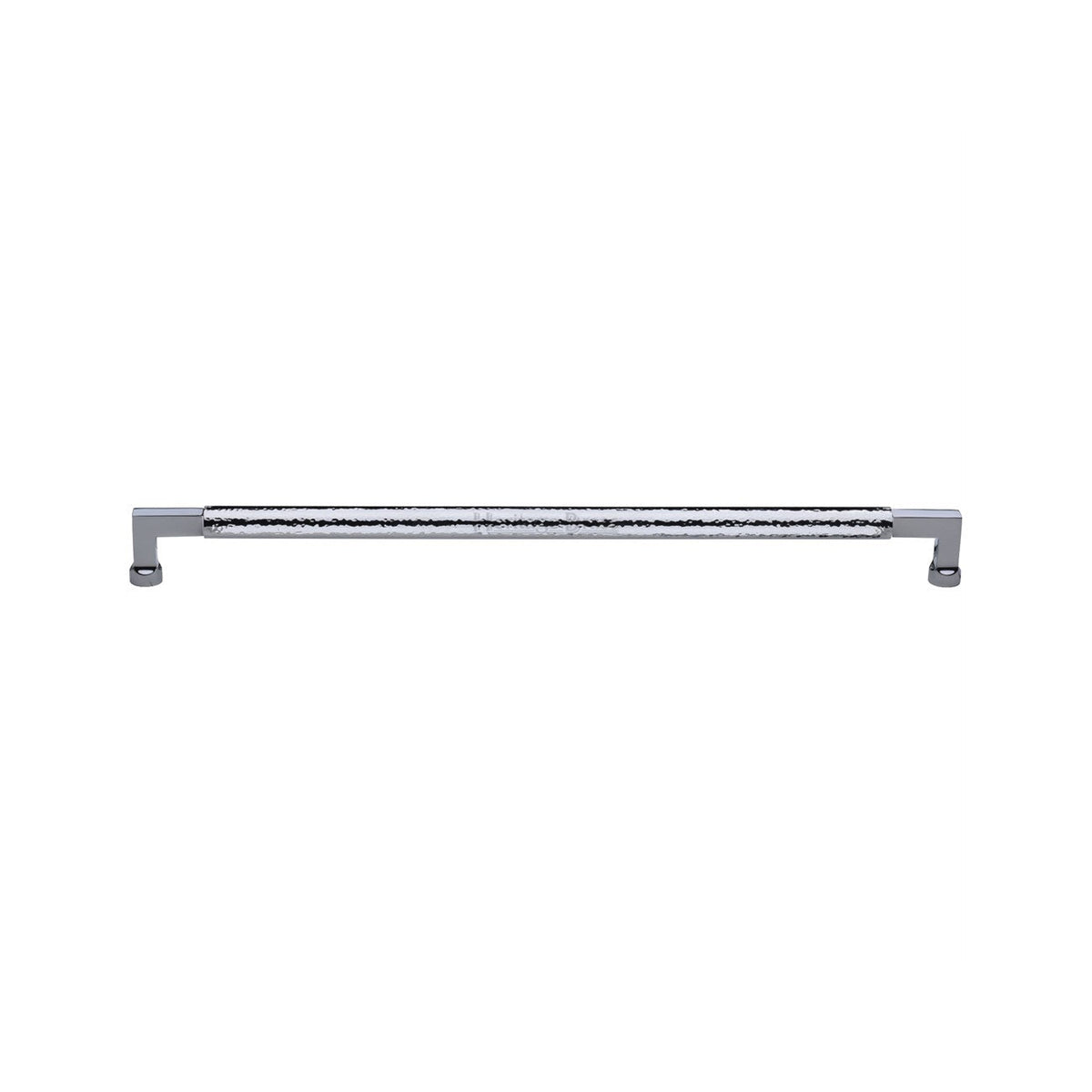 Heritage Brass Door Pull Handle Hammered Bauhaus Design by M Marcus - Heritage Brass
