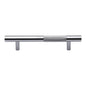 Knurled Bar Door Pull Handle by M Marcus - Heritage Brass