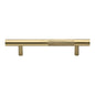 Knurled Bar Door Pull Handle by M Marcus - Heritage Brass