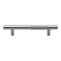 Knurled Bar Door Pull Handle by M Marcus - Heritage Brass