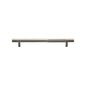 Knurled Bar Door Pull Handle by M Marcus - Heritage Brass