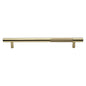 Knurled Bar Door Pull Handle by M Marcus - Heritage Brass