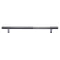 Knurled Bar Door Pull Handle by M Marcus - Heritage Brass