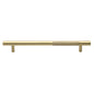 Knurled Bar Door Pull Handle by M Marcus - Heritage Brass