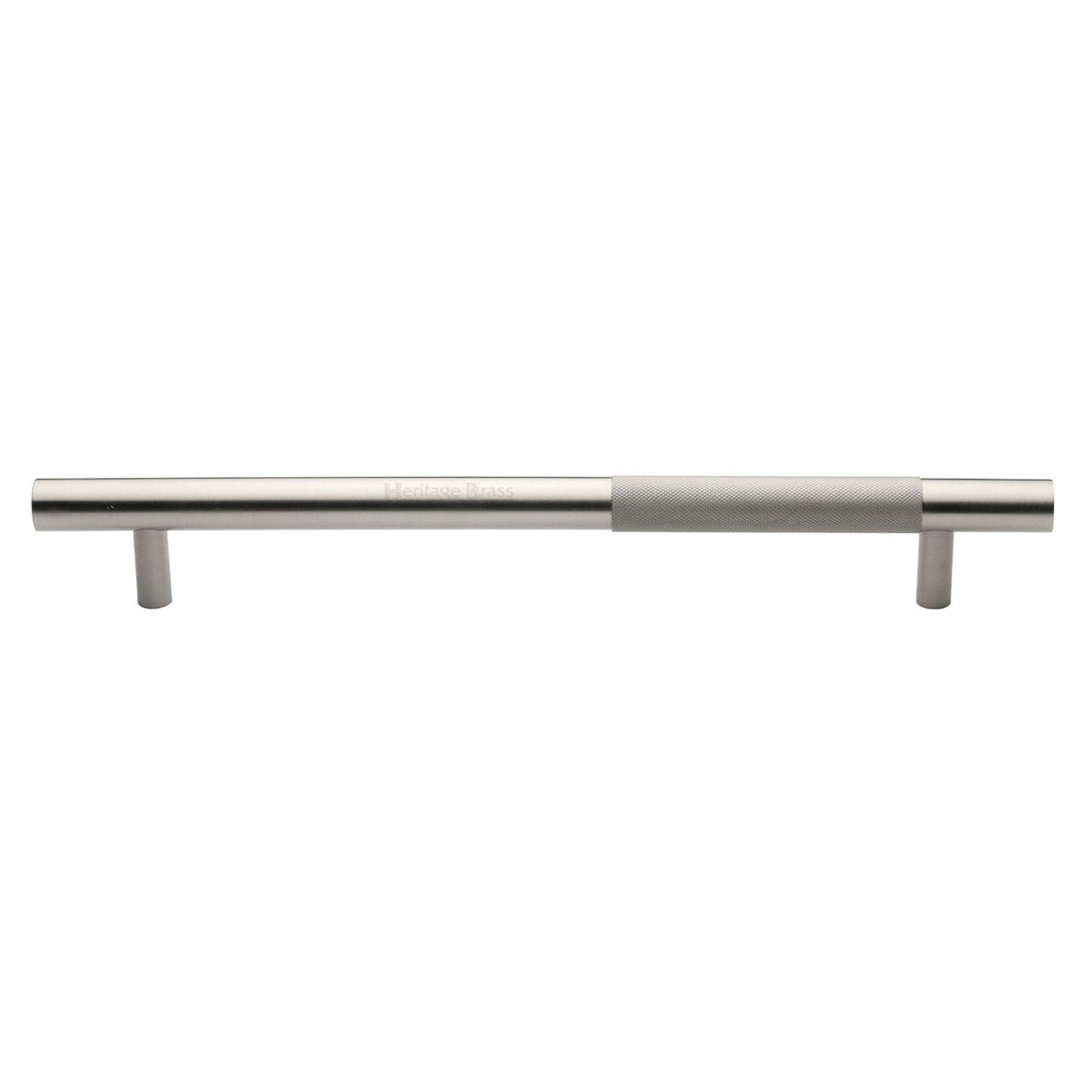 Knurled Bar Door Pull Handle by M Marcus - Heritage Brass