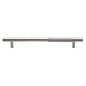 Knurled Bar Door Pull Handle by M Marcus - Heritage Brass