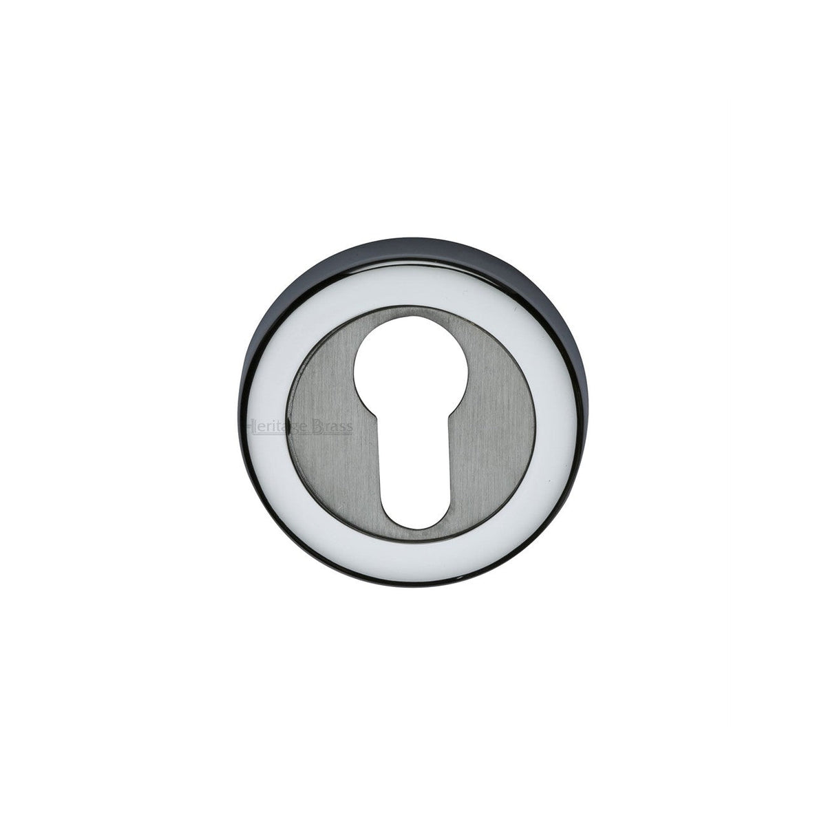 Euro Profile Cylinder Escutcheon Round - V4020 - Antique Brass